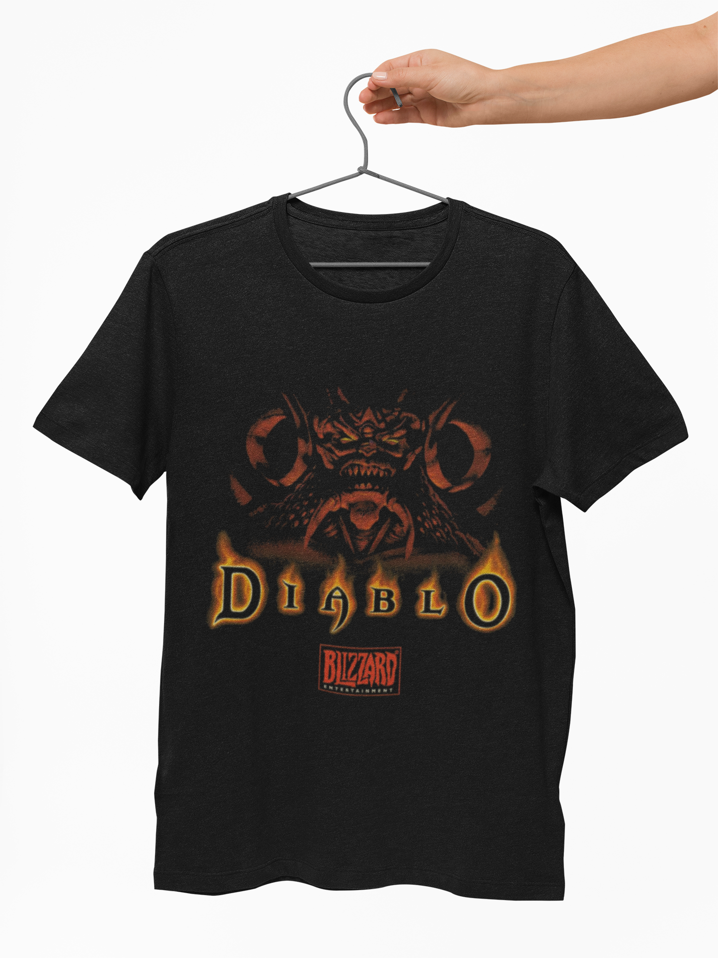 Vintage Diablo 1 Gaming Tee, Unisex Cotton Tshirt, Gamer Gift, Video Game Shirt, Diablo Fan Merchandise