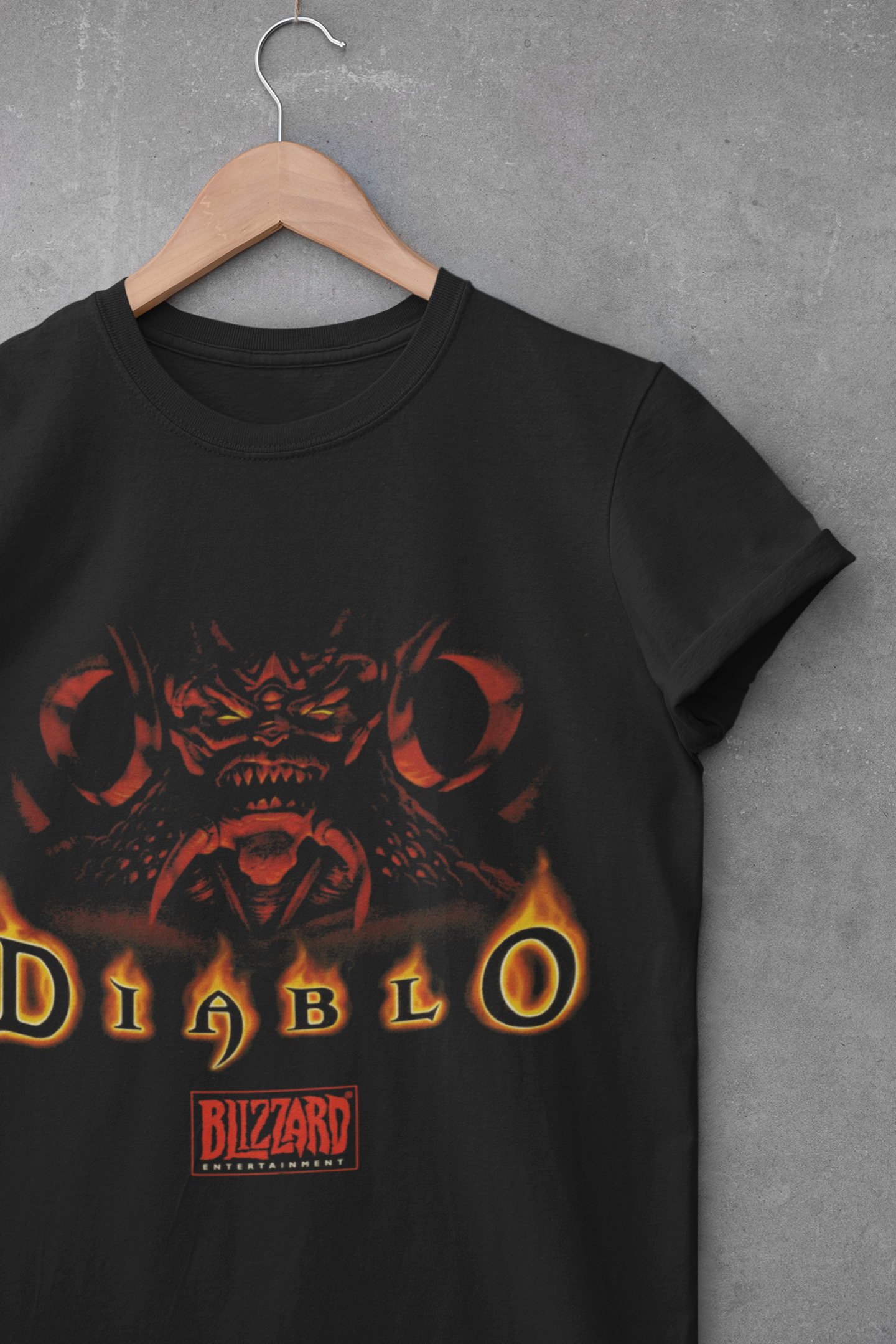 Vintage Diablo 1 Gaming Tee, Unisex Cotton Tshirt, Gamer Gift, Video Game Shirt, Diablo Fan Merchandise