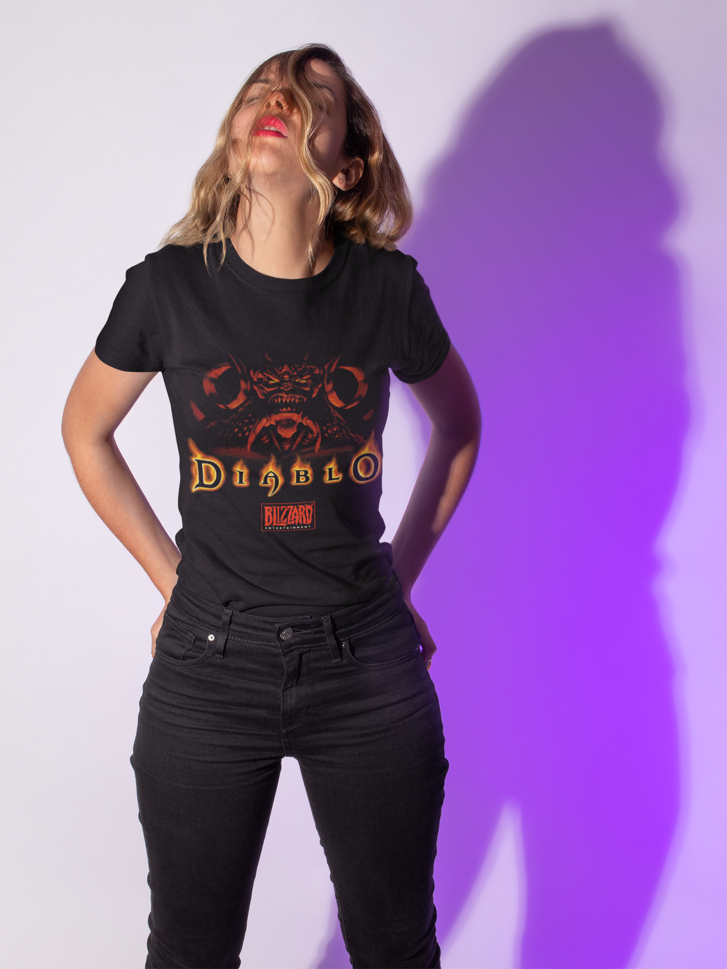 Vintage Diablo 1 Gaming Tee, Unisex Cotton Tshirt, Gamer Gift, Video Game Shirt, Diablo Fan Merchandise