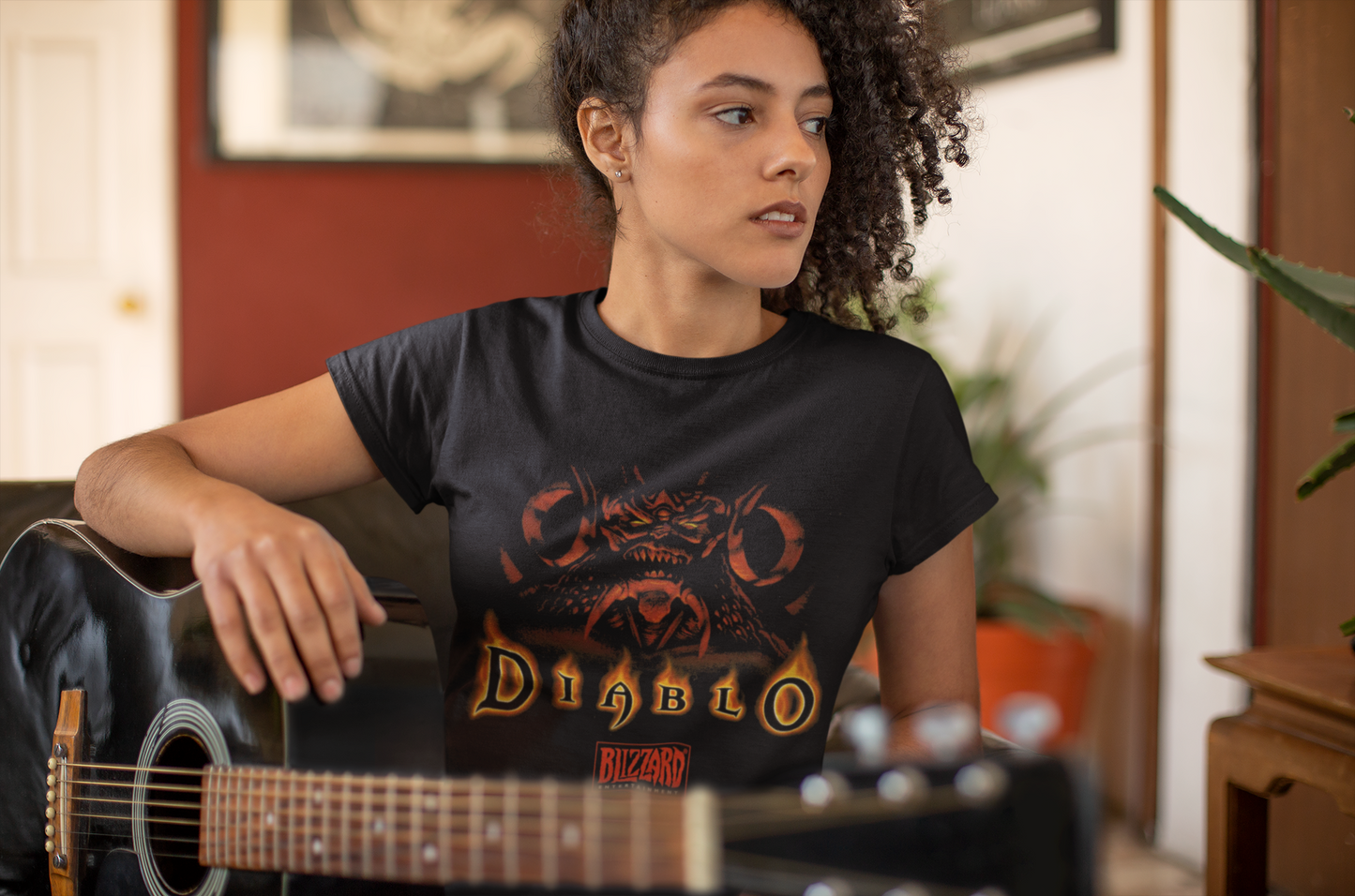 Vintage Diablo 1 Gaming Tee, Unisex Cotton Tshirt, Gamer Gift, Video Game Shirt, Diablo Fan Merchandise