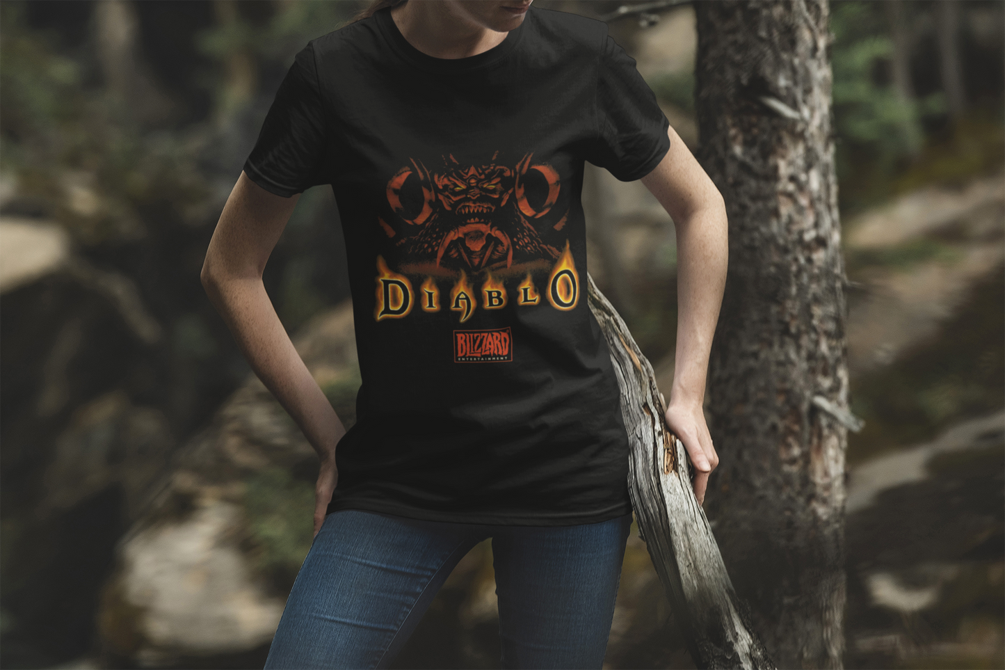 Vintage Diablo 1 Gaming Tee, Unisex Cotton Tshirt, Gamer Gift, Video Game Shirt, Diablo Fan Merchandise